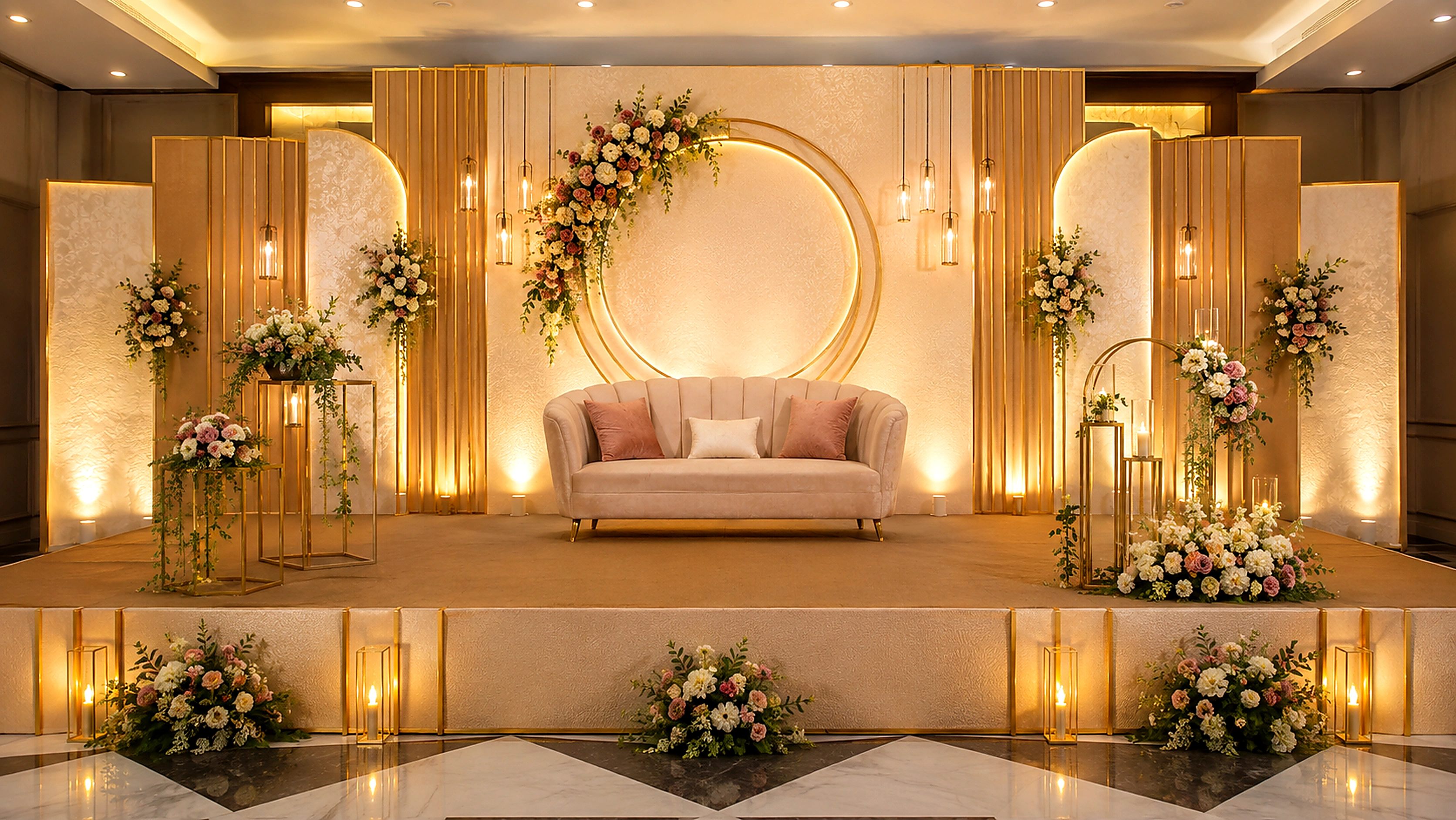 Luxury wedding and celebration planning services by Auron Event Productions in Kerala